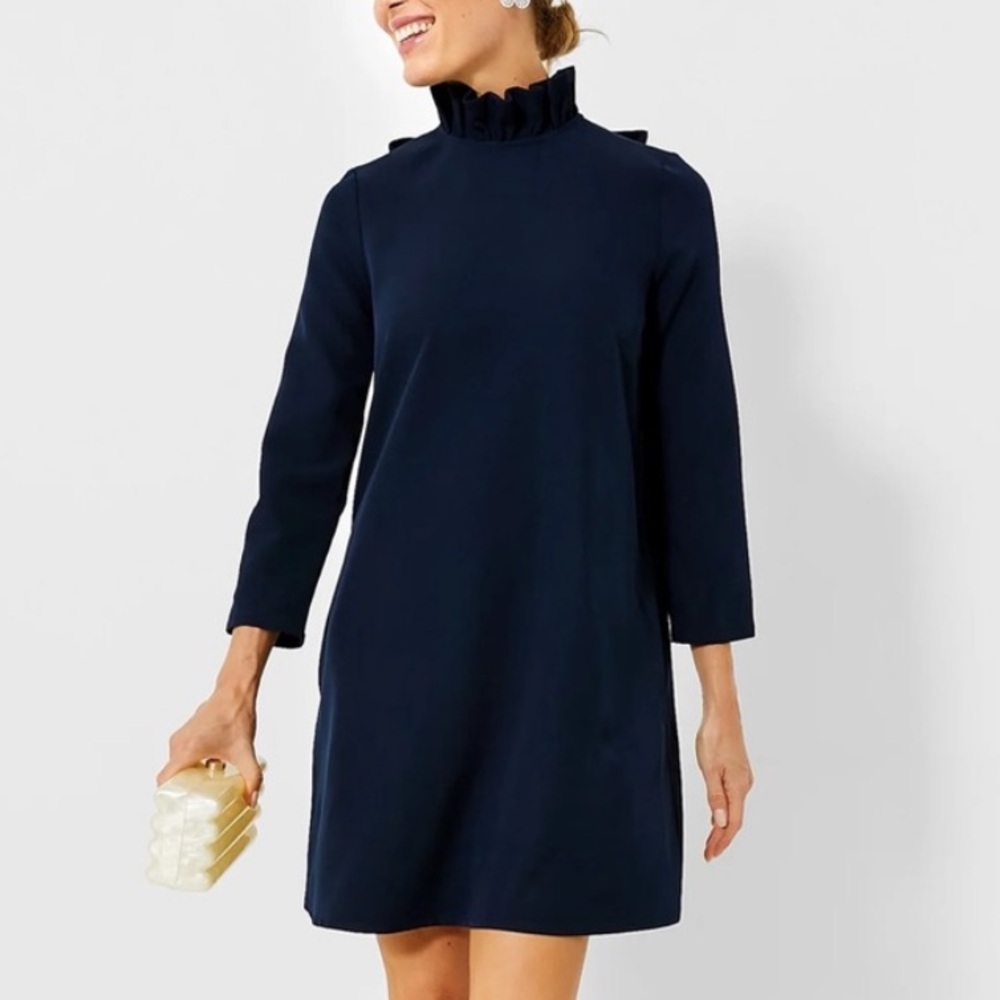 TUCKERNUCK Navy Daphne Dress - Picture 1 of 12